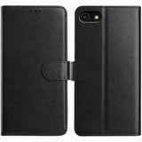 Lambskin 8-card Slot Leather Phone Case, For iPhone 14 Pro Max, For iPhone SE 2022 / SE 2020 / 8, For iPhone 13 Pro Max, For iPhone 13 Pro