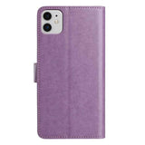 Lambskin 8-card Slot Leather Phone Case, For iPhone 11, For iPhone 11 Pro, For iPhone X / XS, For iPhone XR