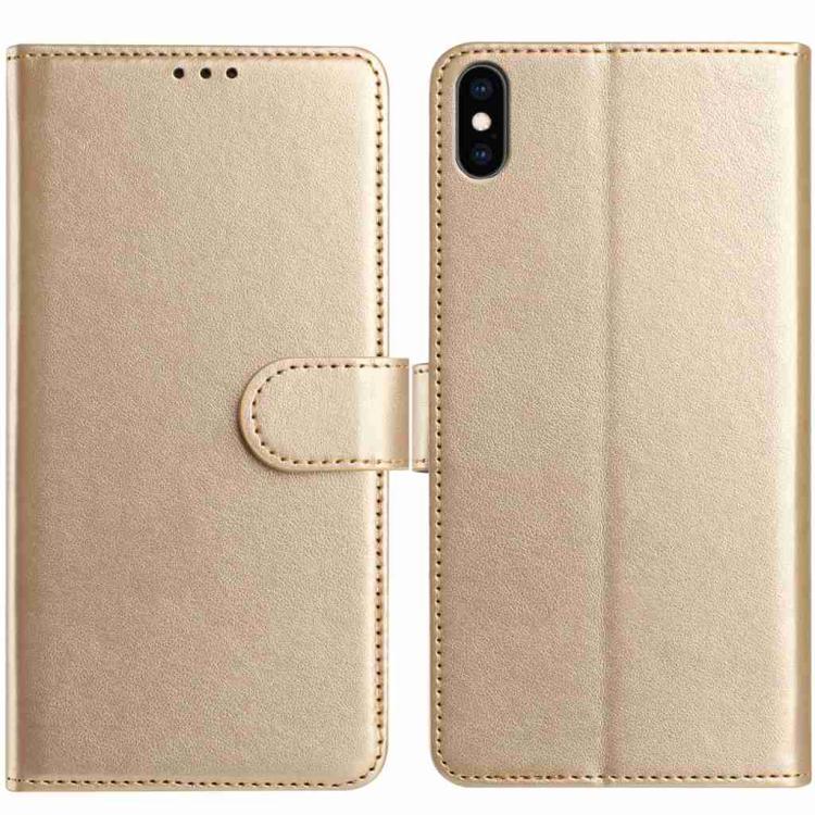 Lambskin 8-card Slot Leather Phone Case, For iPhone 11, For iPhone 11 Pro, For iPhone X / XS, For iPhone XR