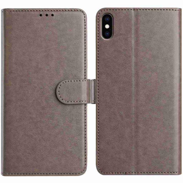 Lambskin 8-card Slot Leather Phone Case, For iPhone 11, For iPhone 11 Pro, For iPhone X / XS, For iPhone XR