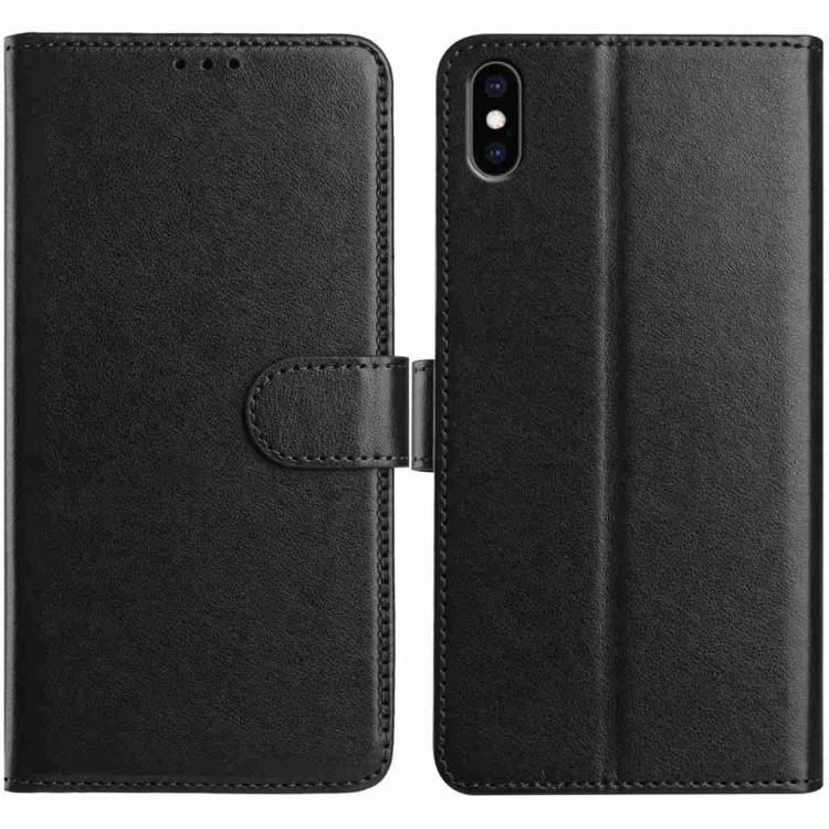 Lambskin 8-card Slot Leather Phone Case, For iPhone XS Max, For iPhone 8 Plus / 7 Plus