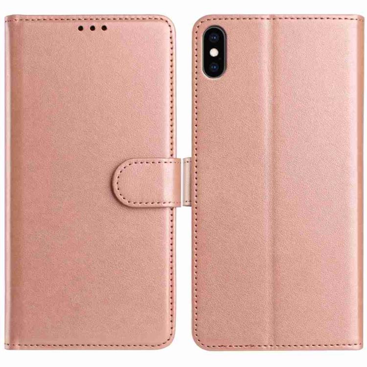 Lambskin 8-card Slot Leather Phone Case, For iPhone XS Max, For iPhone 8 Plus / 7 Plus