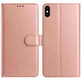 Lambskin 8-card Slot Leather Phone Case, For iPhone XS Max, For iPhone 8 Plus / 7 Plus
