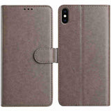 Lambskin 8-card Slot Leather Phone Case, For iPhone XS Max, For iPhone 8 Plus / 7 Plus