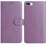 Lambskin 8-card Slot Leather Phone Case, For iPhone XS Max, For iPhone 8 Plus / 7 Plus