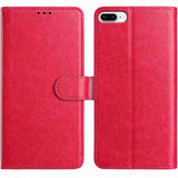 Lambskin 8-card Slot Leather Phone Case, For iPhone XS Max, For iPhone 8 Plus / 7 Plus