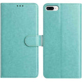 Lambskin 8-card Slot Leather Phone Case, For iPhone XS Max, For iPhone 8 Plus / 7 Plus