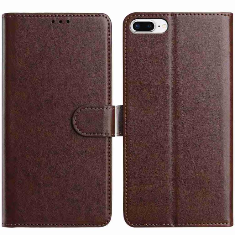 Lambskin 8-card Slot Leather Phone Case, For iPhone XS Max, For iPhone 8 Plus / 7 Plus