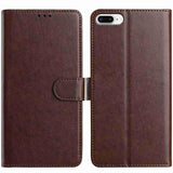 Lambskin 8-card Slot Leather Phone Case, For iPhone XS Max, For iPhone 8 Plus / 7 Plus