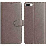 Lambskin 8-card Slot Leather Phone Case, For iPhone XS Max, For iPhone 8 Plus / 7 Plus