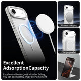 Candy Fine Circle Magsafe PC Hybrid TPU Phone Case, For iPhone Air, For iPhone 16 Pro Max, For iPhone 16 Pro, For iPhone 16 Plus, For iPhone 16, For iPhone 15 Pro Max