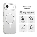 Candy Fine Circle Magsafe PC Hybrid TPU Phone Case, For iPhone Air, For iPhone 16 Pro Max, For iPhone 16 Pro, For iPhone 16 Plus, For iPhone 16, For iPhone 15 Pro Max