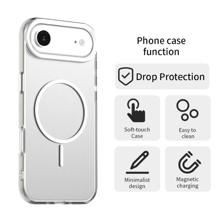 Candy Fine Circle Magsafe PC Hybrid TPU Phone Case, For iPhone Air, For iPhone 16 Pro Max, For iPhone 16 Pro, For iPhone 16 Plus, For iPhone 16, For iPhone 15 Pro Max