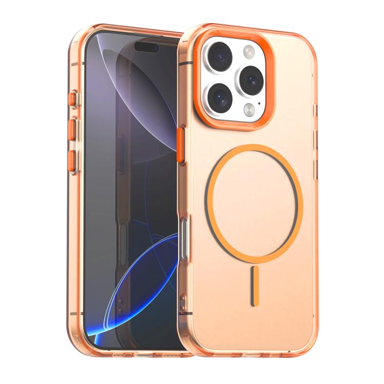 Candy Fine Circle Magsafe PC Hybrid TPU Phone Case, For iPhone Air, For iPhone 16 Pro Max, For iPhone 16 Pro, For iPhone 16 Plus, For iPhone 16, For iPhone 15 Pro Max