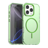 Candy Fine Circle Magsafe PC Hybrid TPU Phone Case, For iPhone Air, For iPhone 16 Pro Max, For iPhone 16 Pro, For iPhone 16 Plus, For iPhone 16, For iPhone 15 Pro Max