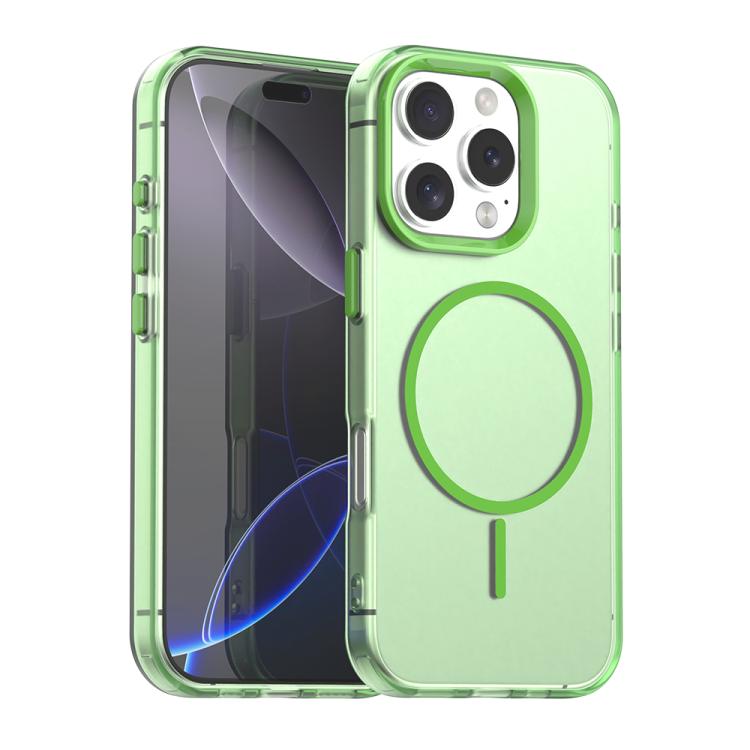 Candy Fine Circle Magsafe PC Hybrid TPU Phone Case, For iPhone Air, For iPhone 16 Pro Max, For iPhone 16 Pro, For iPhone 16 Plus, For iPhone 16, For iPhone 15 Pro Max