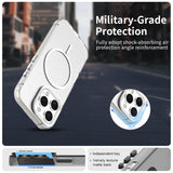 Candy Fine Circle Magsafe PC Hybrid TPU Phone Case, For iPhone 16 Pro, For iPhone 16 Plus, For iPhone 16, For iPhone 15 Pro Max, For iPhone 15 Pro, For iPhone 15 Plus
