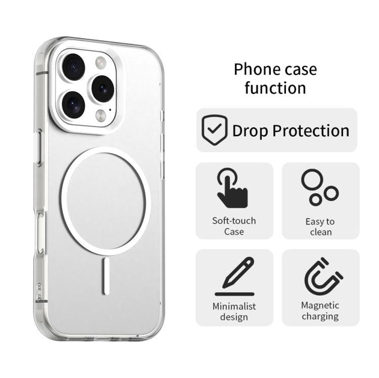 Candy Fine Circle Magsafe PC Hybrid TPU Phone Case, For iPhone 16 Pro, For iPhone 16 Plus, For iPhone 16, For iPhone 15 Pro Max, For iPhone 15 Pro, For iPhone 15 Plus