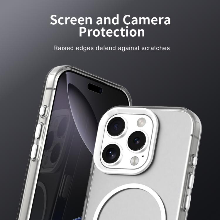 Candy Fine Circle Magsafe PC Hybrid TPU Phone Case, For iPhone 16 Pro, For iPhone 16 Plus, For iPhone 16, For iPhone 15 Pro Max, For iPhone 15 Pro, For iPhone 15 Plus