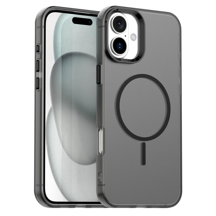 Candy Fine Circle Magsafe PC Hybrid TPU Phone Case, For iPhone 16 Pro, For iPhone 16 Plus, For iPhone 16, For iPhone 15 Pro Max, For iPhone 15 Pro, For iPhone 15 Plus
