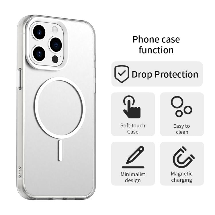 Candy Fine Circle Magsafe PC Hybrid TPU Phone Case, For iPhone 15 Pro, For iPhone 15 Plus, For iPhone 15, For iPhone 14 Plus, For iPhone 13, For iPhone 12