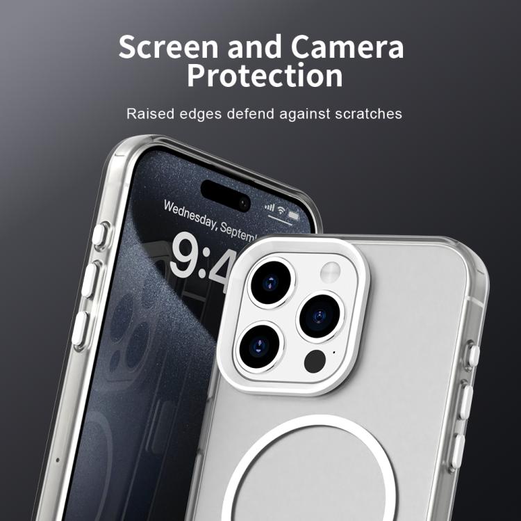 Candy Fine Circle Magsafe PC Hybrid TPU Phone Case, For iPhone 15 Pro, For iPhone 15 Plus, For iPhone 15, For iPhone 14 Plus, For iPhone 13, For iPhone 12