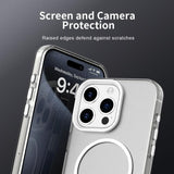 Candy Fine Circle Magsafe PC Hybrid TPU Phone Case, For iPhone 15 Pro, For iPhone 15 Plus, For iPhone 15, For iPhone 14 Plus, For iPhone 13, For iPhone 12