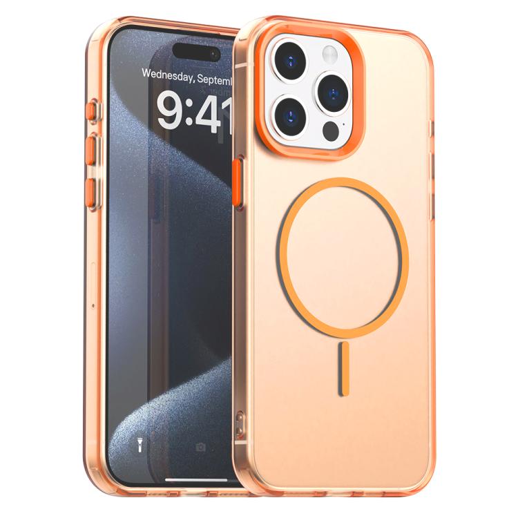 Candy Fine Circle Magsafe PC Hybrid TPU Phone Case, For iPhone 15 Pro, For iPhone 15 Plus, For iPhone 15, For iPhone 14 Plus, For iPhone 13, For iPhone 12