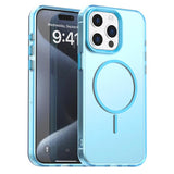 Candy Fine Circle Magsafe PC Hybrid TPU Phone Case, For iPhone 15 Pro, For iPhone 15 Plus, For iPhone 15, For iPhone 14 Plus, For iPhone 13, For iPhone 12