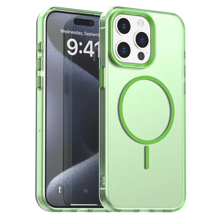 Candy Fine Circle Magsafe PC Hybrid TPU Phone Case, For iPhone 15 Pro, For iPhone 15 Plus, For iPhone 15, For iPhone 14 Plus, For iPhone 13, For iPhone 12