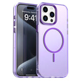 Candy Fine Circle Magsafe PC Hybrid TPU Phone Case, For iPhone 15 Pro, For iPhone 15 Plus, For iPhone 15, For iPhone 14 Plus, For iPhone 13, For iPhone 12