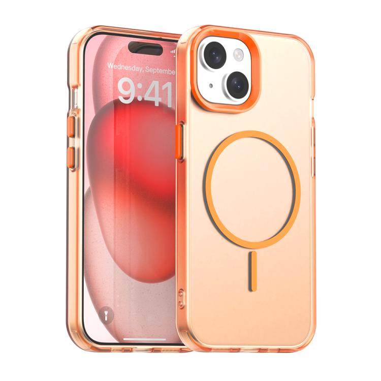 Candy Fine Circle Magsafe PC Hybrid TPU Phone Case, For iPhone 15 Pro, For iPhone 15 Plus, For iPhone 15, For iPhone 14 Plus, For iPhone 13, For iPhone 12