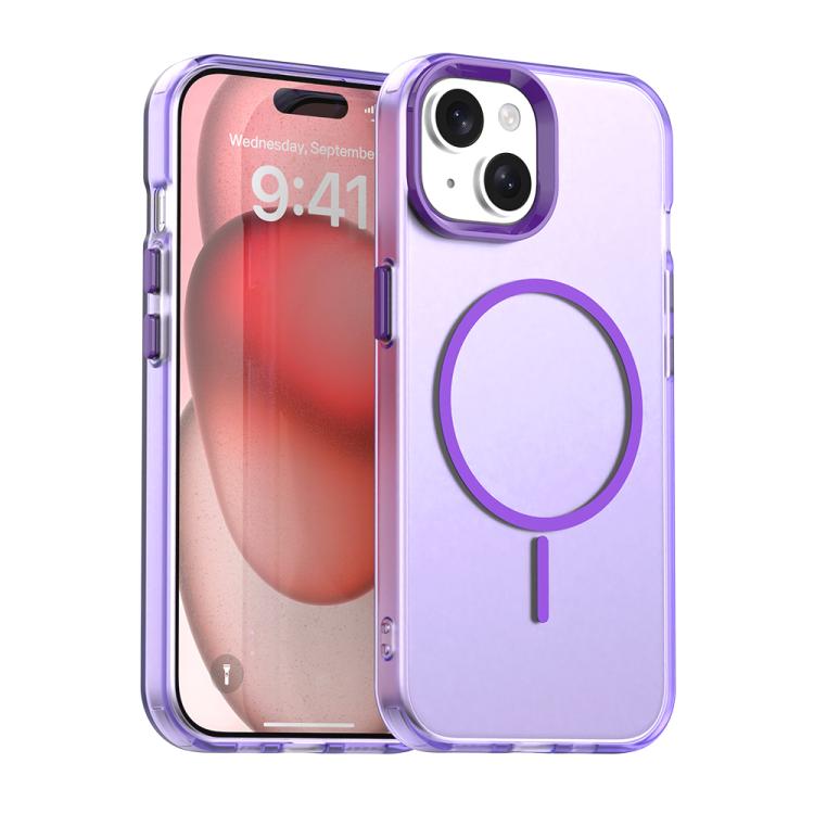 Candy Fine Circle Magsafe PC Hybrid TPU Phone Case, For iPhone 15 Pro, For iPhone 15 Plus, For iPhone 15, For iPhone 14 Plus, For iPhone 13, For iPhone 12