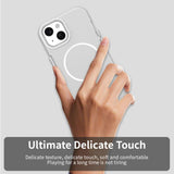 Candy Fine Circle Magsafe PC Hybrid TPU Phone Case, For iPhone 15, For iPhone 14 Plus, For iPhone 13, For iPhone 12, For iPhone 12 Pro Max, For iPhone 12 Pro