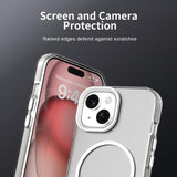 Candy Fine Circle Magsafe PC Hybrid TPU Phone Case, For iPhone 15, For iPhone 14 Plus, For iPhone 13, For iPhone 12, For iPhone 12 Pro Max, For iPhone 12 Pro