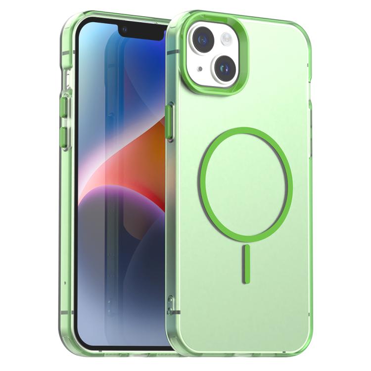Candy Fine Circle Magsafe PC Hybrid TPU Phone Case, For iPhone 15, For iPhone 14 Plus, For iPhone 13, For iPhone 12, For iPhone 12 Pro Max, For iPhone 12 Pro