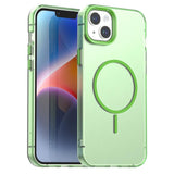 Candy Fine Circle Magsafe PC Hybrid TPU Phone Case, For iPhone 15, For iPhone 14 Plus, For iPhone 13, For iPhone 12, For iPhone 12 Pro Max, For iPhone 12 Pro