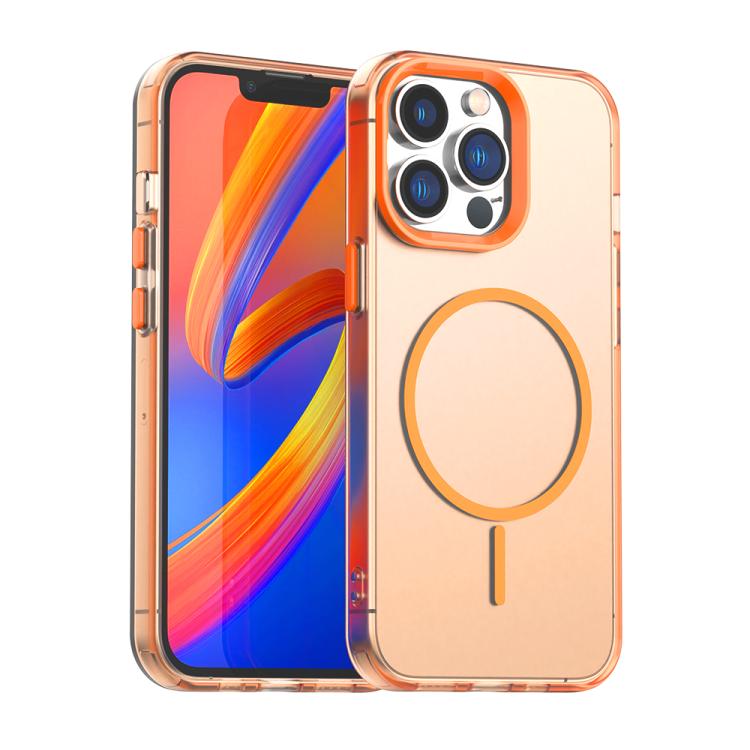 Candy Fine Circle Magsafe PC Hybrid TPU Phone Case, For iPhone 15, For iPhone 14 Plus, For iPhone 13, For iPhone 12, For iPhone 12 Pro Max, For iPhone 12 Pro
