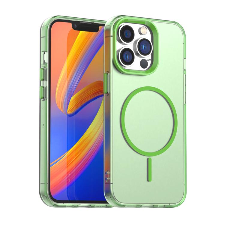 Candy Fine Circle Magsafe PC Hybrid TPU Phone Case, For iPhone 15, For iPhone 14 Plus, For iPhone 13, For iPhone 12, For iPhone 12 Pro Max, For iPhone 12 Pro