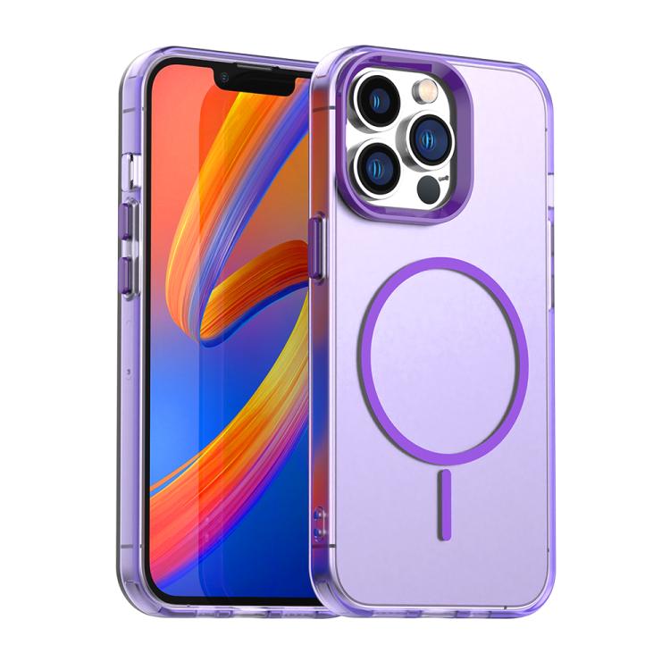 Candy Fine Circle Magsafe PC Hybrid TPU Phone Case, For iPhone 15, For iPhone 14 Plus, For iPhone 13, For iPhone 12, For iPhone 12 Pro Max, For iPhone 12 Pro