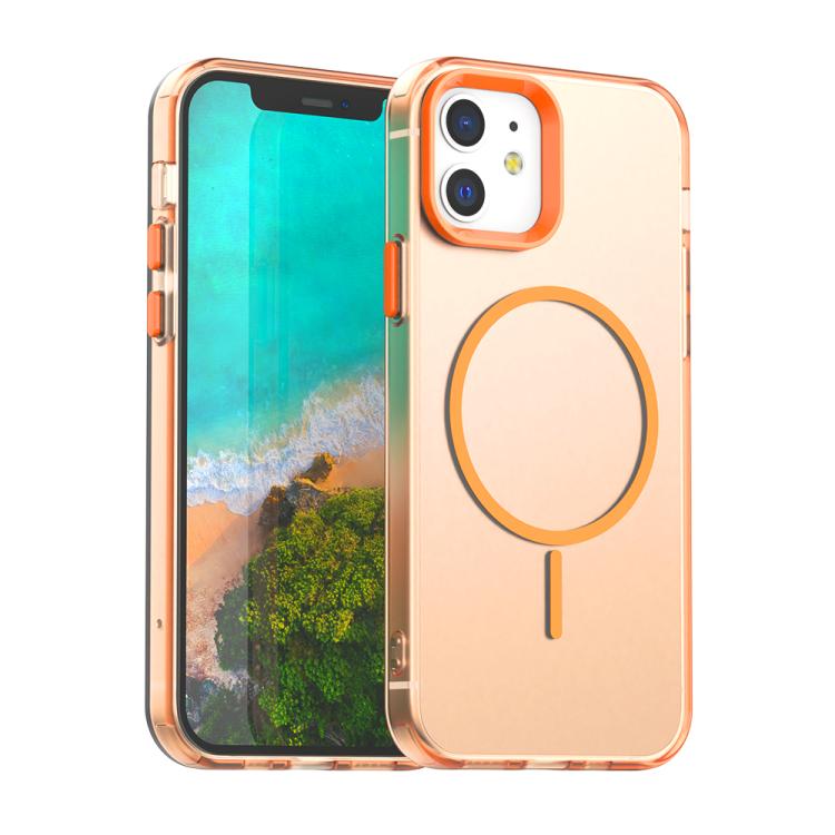 Candy Fine Circle Magsafe PC Hybrid TPU Phone Case, For iPhone 15, For iPhone 14 Plus, For iPhone 13, For iPhone 12, For iPhone 12 Pro Max, For iPhone 12 Pro