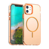 Candy Fine Circle Magsafe PC Hybrid TPU Phone Case, For iPhone 15, For iPhone 14 Plus, For iPhone 13, For iPhone 12, For iPhone 12 Pro Max, For iPhone 12 Pro