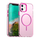 Candy Fine Circle Magsafe PC Hybrid TPU Phone Case, For iPhone 15, For iPhone 14 Plus, For iPhone 13, For iPhone 12, For iPhone 12 Pro Max, For iPhone 12 Pro