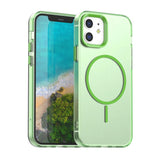 Candy Fine Circle Magsafe PC Hybrid TPU Phone Case, For iPhone 15, For iPhone 14 Plus, For iPhone 13, For iPhone 12, For iPhone 12 Pro Max, For iPhone 12 Pro