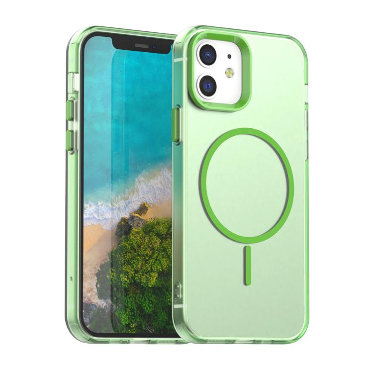 Candy Fine Circle Magsafe PC Hybrid TPU Phone Case, For iPhone 15, For iPhone 14 Plus, For iPhone 13, For iPhone 12, For iPhone 12 Pro Max, For iPhone 12 Pro