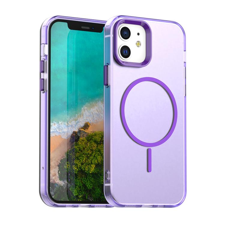 Candy Fine Circle Magsafe PC Hybrid TPU Phone Case, For iPhone 15, For iPhone 14 Plus, For iPhone 13, For iPhone 12, For iPhone 12 Pro Max, For iPhone 12 Pro