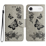 Butterfly Embossed Flip Leather Phone Case, For iPhone 17 Pro Max, For iPhone 17 Pro, For iPhone 17, For iPhone Air