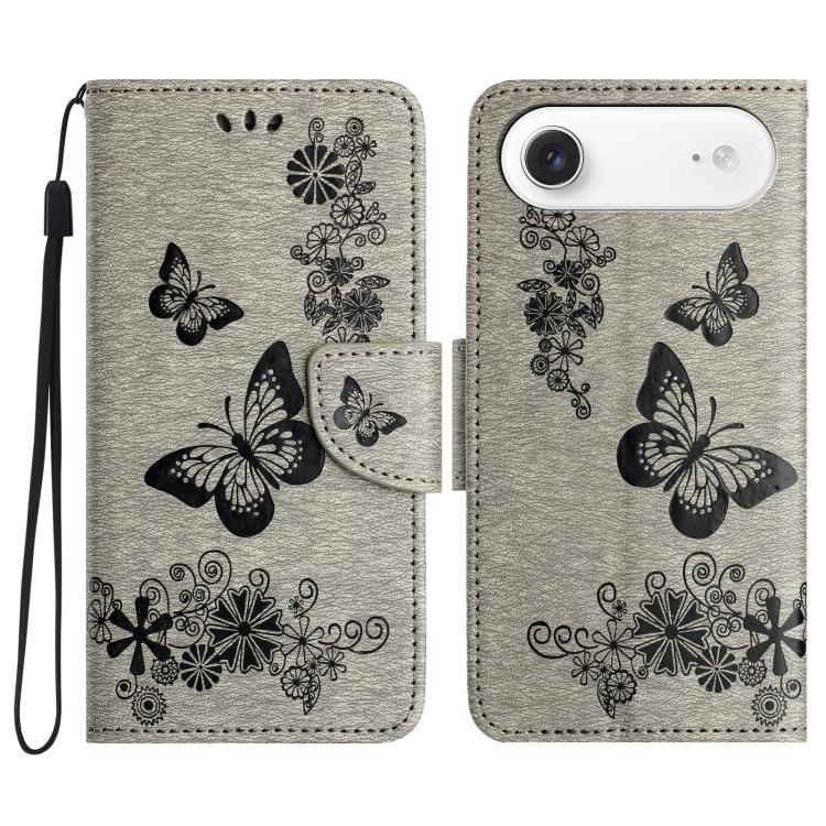 Butterfly Embossed Flip Leather Phone Case, For iPhone 17 Pro Max, For iPhone 17 Pro, For iPhone 17, For iPhone Air