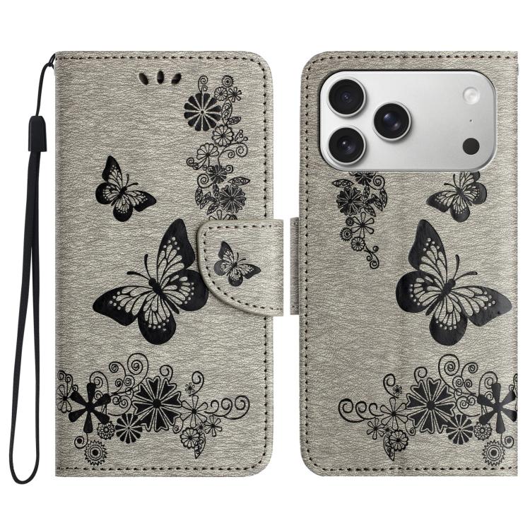 Butterfly Embossed Flip Leather Phone Case, For iPhone 17 Pro Max, For iPhone 17 Pro, For iPhone 17, For iPhone Air