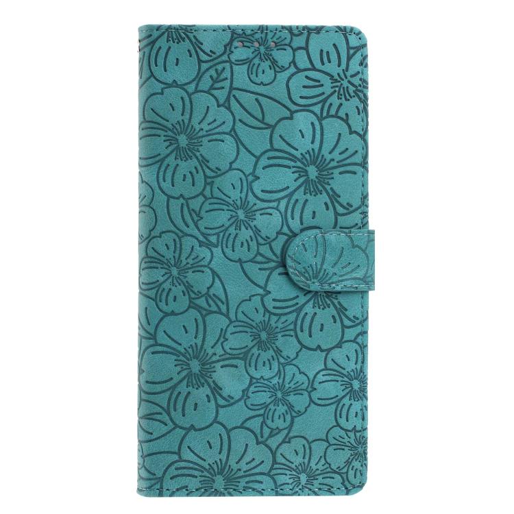 Cherry Blossoms Embossed Leather Phone Case, For iPhone 18 Pro, For iPhone 18 Pro Max, For iPhone 17e / 16e, For iPhone 17 Pro Max, For iPhone 17 Pro, For iPhone 17